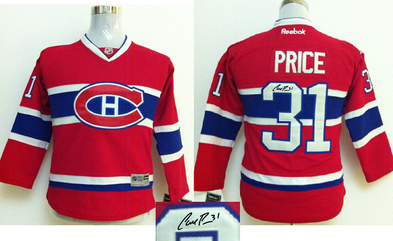 Canadiens 31 Price Red Signature Edition Youth Jerseys