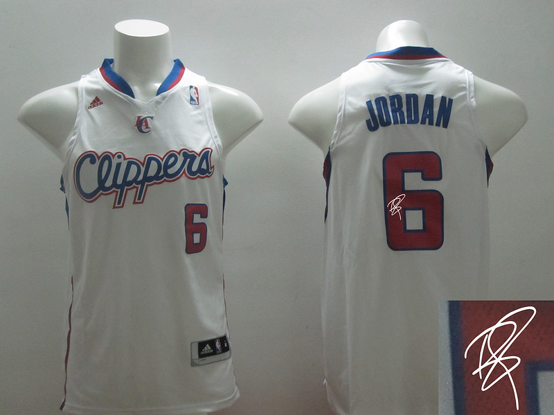 Clippers 6 Jordan White New Revolution 30 Signature Edition Jerseys