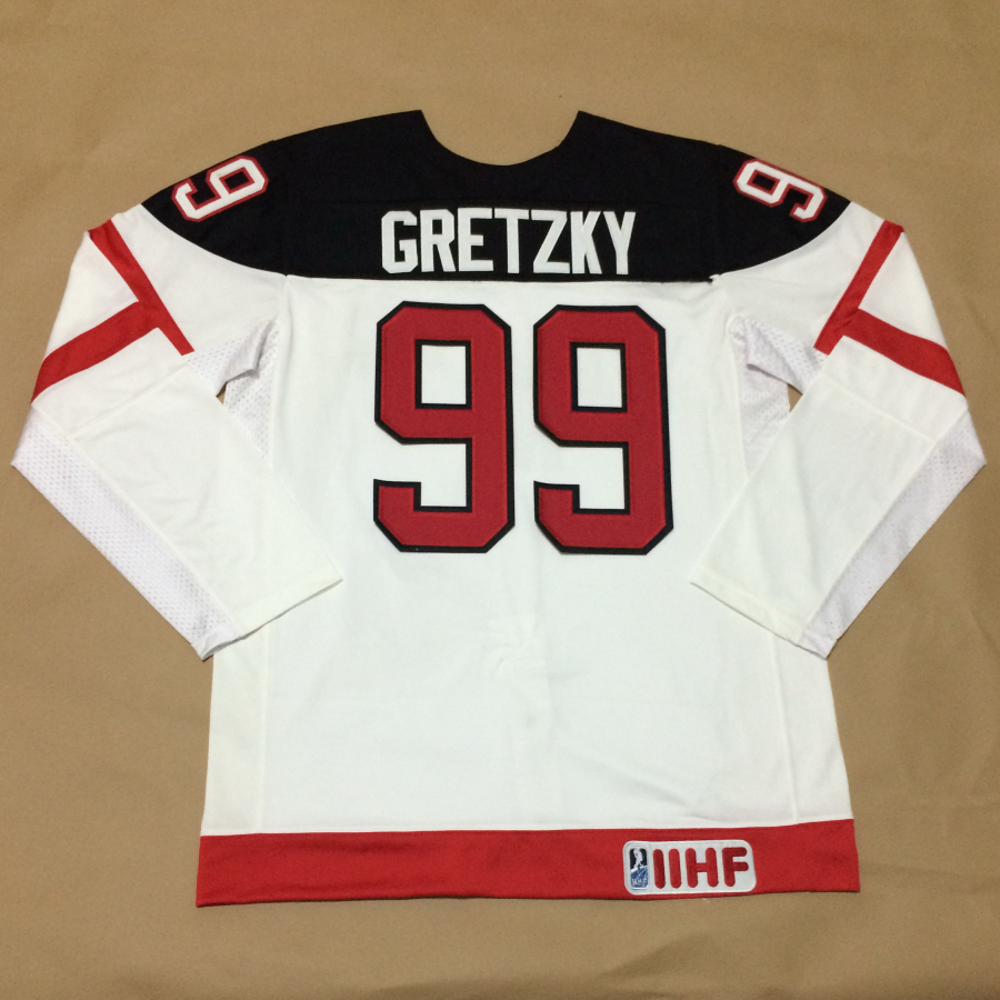 Canada 99 Gretzky White 100th Celebration Jerseys