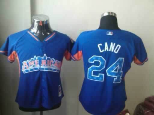 Yankees 24 Cano Blue Blue 2013 All Star Jerseys