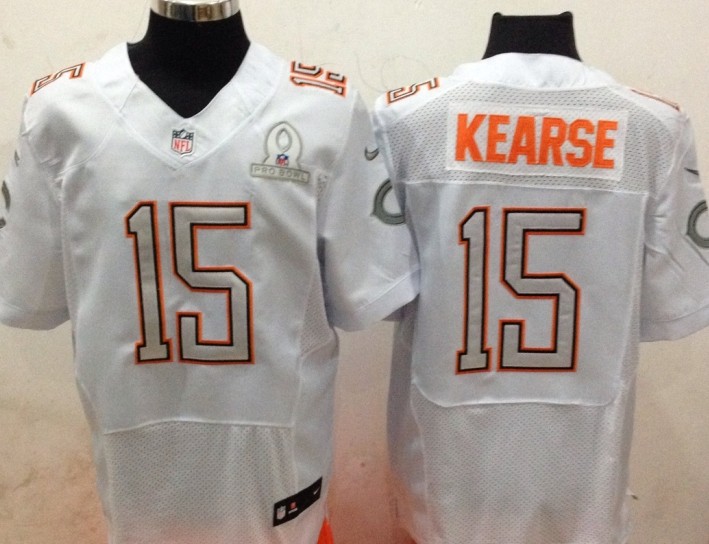 Nike Bears 15 Kearse White 2014 Pro Bowl Jerseys