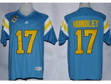 UCLA Bruins Brett Hundley 17 Techfit College Football Jersey Light Blue
