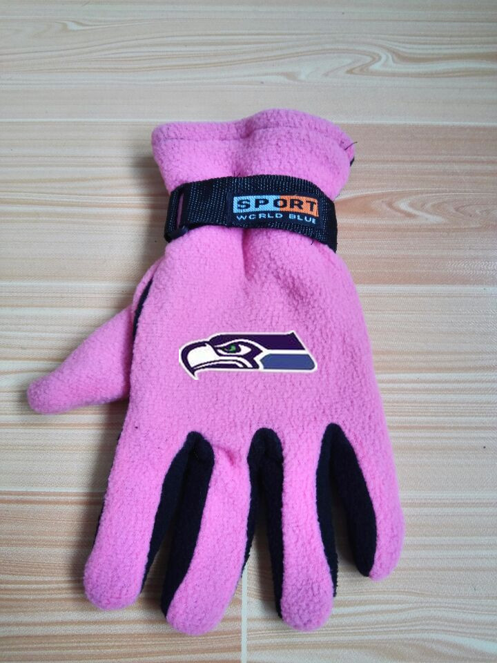Seahawks Winter Velvet Warm Sports Gloves6