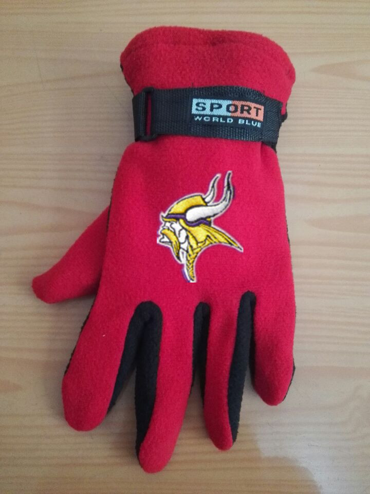 Vikings Winter Velvet Warm Sports Gloves3