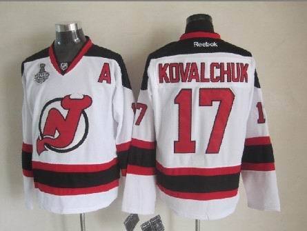 Devils 17 Ilya Kovalchuk White 2012 Stanley Cup Finals Reebok Jersey
