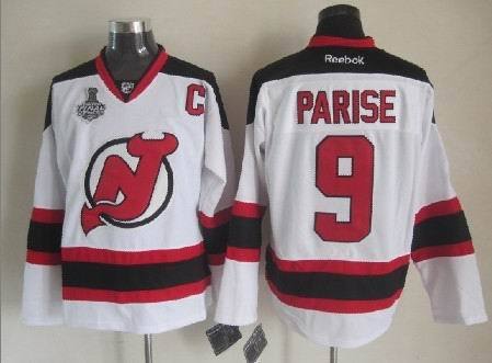 Devils 9 Zach Parise White 2012 Stanley Cup Finals Reebok Jersey