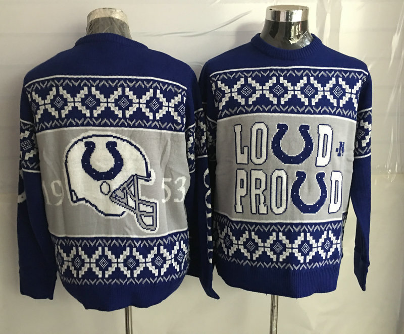 Indianapolis Colts Crew Neck Men's Ugly Sweater
