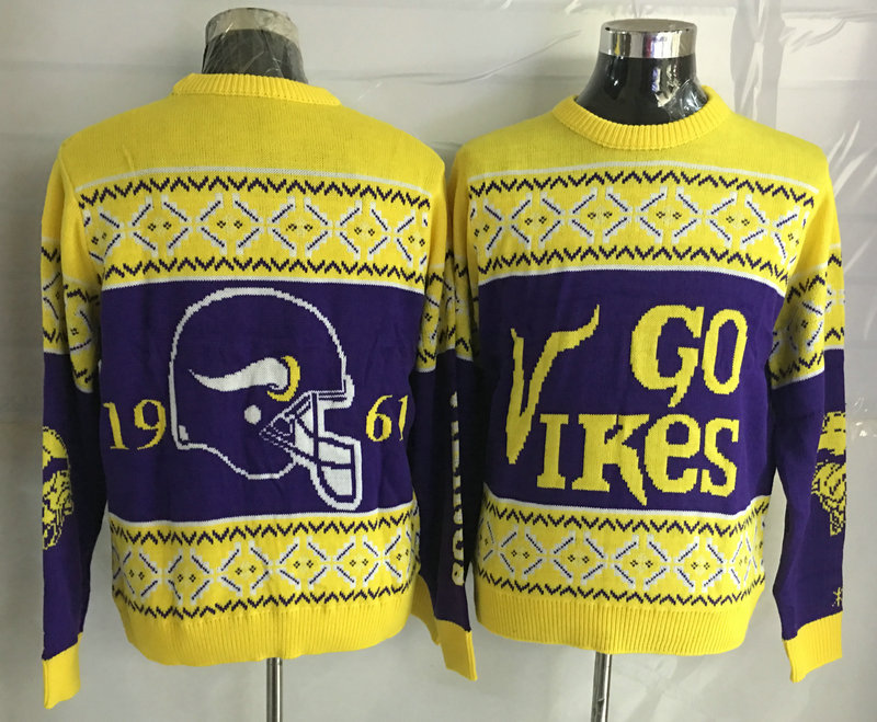 Minnesota Vikings Crew Neck Men's Ugly Sweater