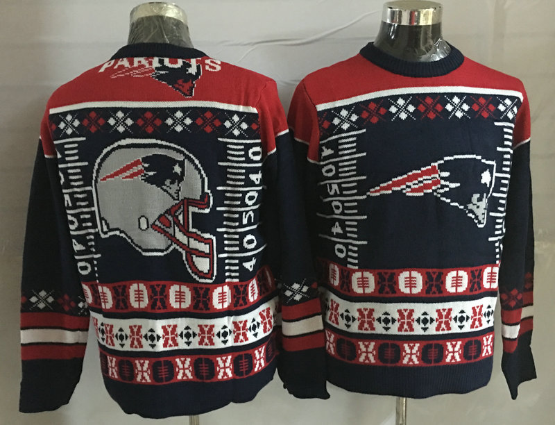 New England Patriots Crew Neck Men's Ugly Sweater2