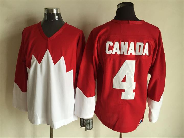 Team Canada 4 Red 1972 Commemorative CCM Jersey
