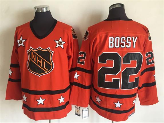 1980 All Star 22 Mike Bossy Orange CCM NHL Jersey