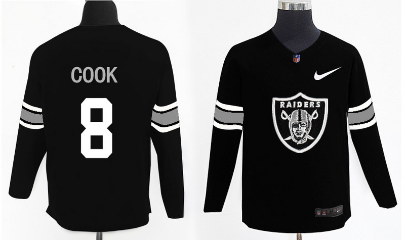 Nike Raiders 8 Connor Cook Black Knit Sweater