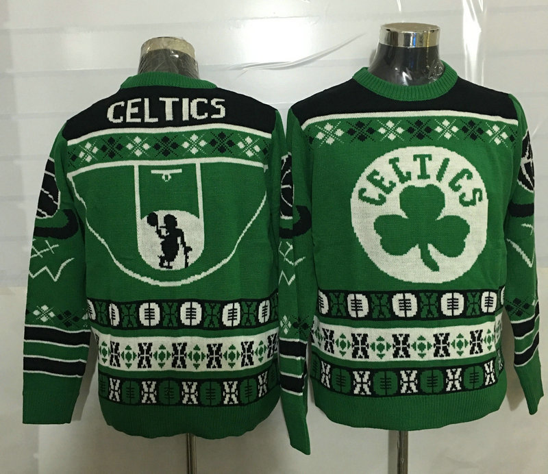 Celtics Crew Neck Men's Ugly Sweater