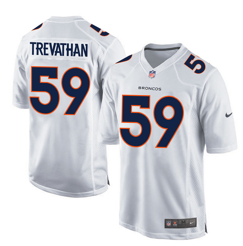 Nike Broncos 59 Danny Trevathan White Youth Game Event Jersey