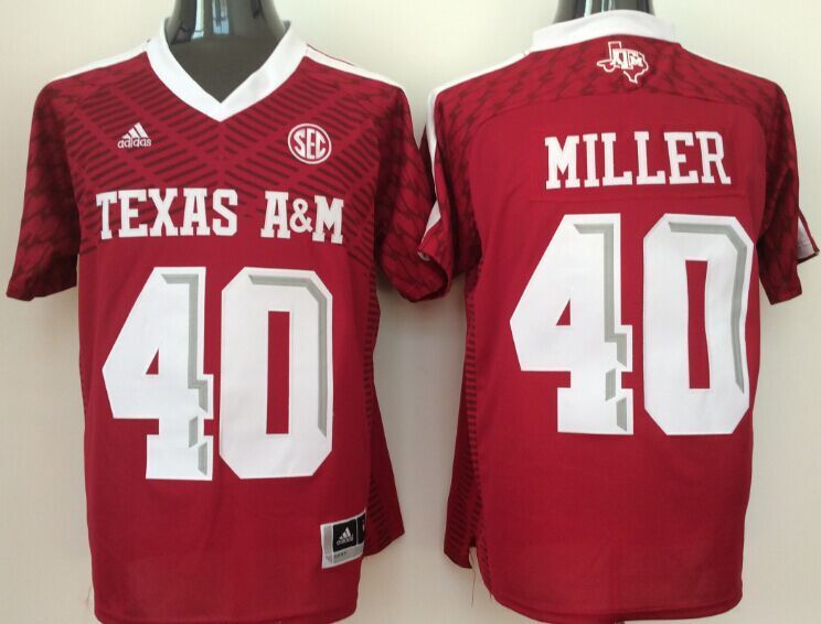 Texas A&M Aggies 40 Von Miller Red College Jersey