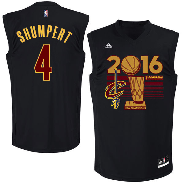 Cavaliers 4 Iman Shumpert Black 2016 NBA Finals Champions Jersey