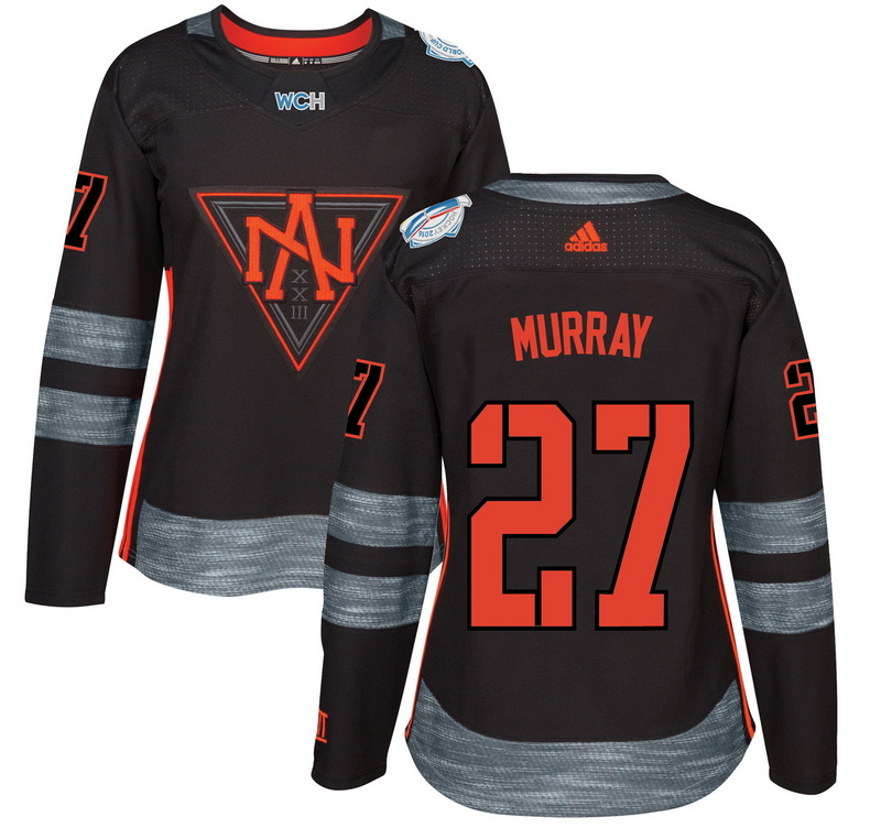 North America 27 Ryan Murray Black Women World Cup of Hockey 2016 Player Jersey