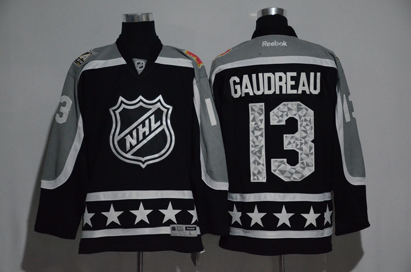 Flames 13 Johnny Gaudreau Black Pacific Division 2017 NHL All-Star Game Premier Jersey