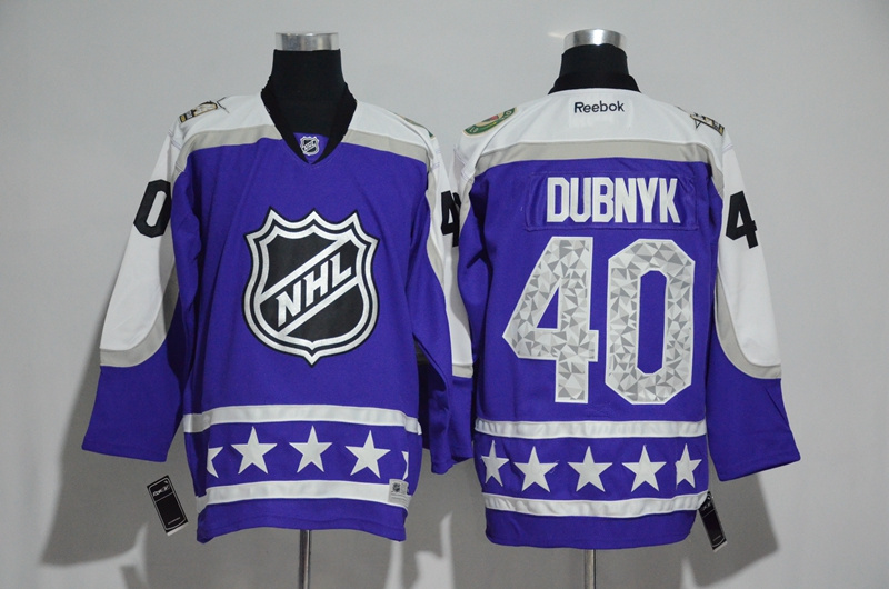 Wild 40 Devan Dubnyk Purple Central Division 2017 NHL All-Star Game Premier Jersey
