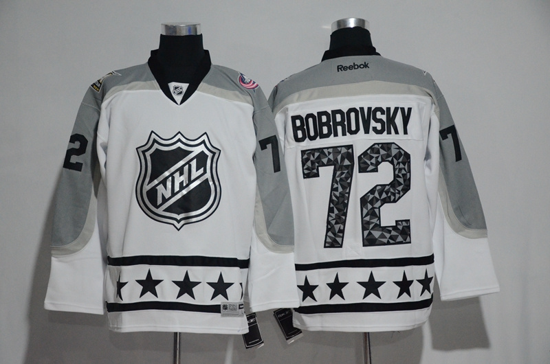 Blue Jackets 72 Sergei Bobrovsky White Metropolitan Division 2017 NHL All-Star Game Premier Jersey
