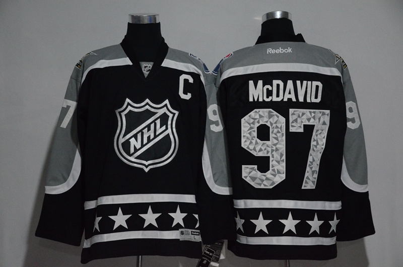 Oilers 97 Connor McDavid Black Pacific Division 2017 NHL All-Star Game Premier Jersey
