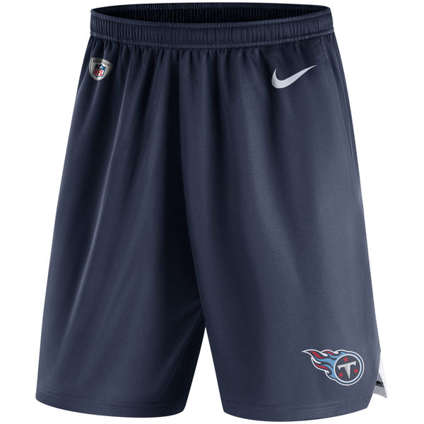 Men's Tennessee Titans Nike Navy Knit Performance Shorts