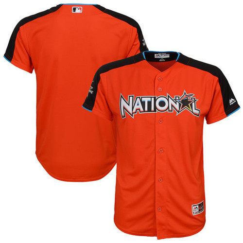 Youth National League Majestic Orange 2017 MLB All-Star Game Home Run Derby Team Jersey