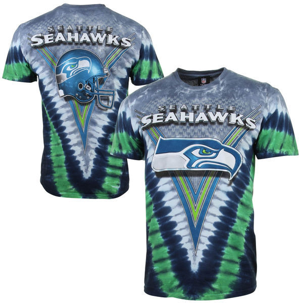 Seattle Seahawks Tie-Dye Premium Men's T-Shirt