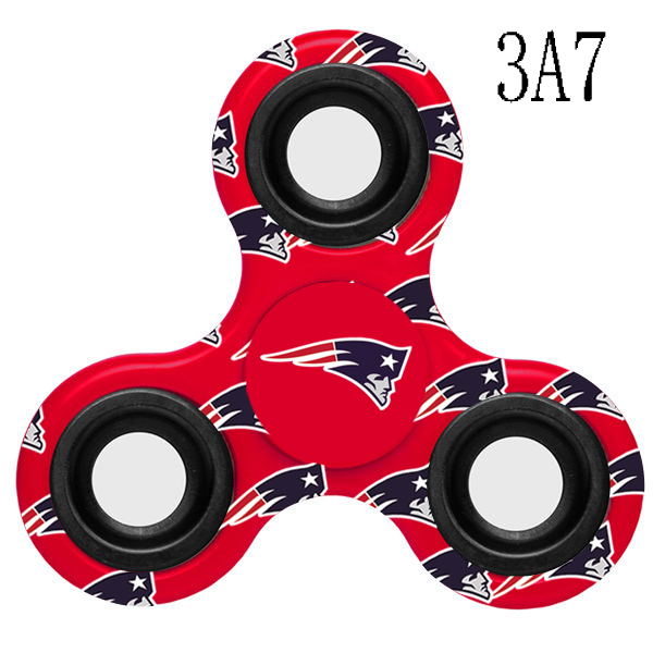 New England Patriots Multi-Logo 3 Way Fidget Spinner