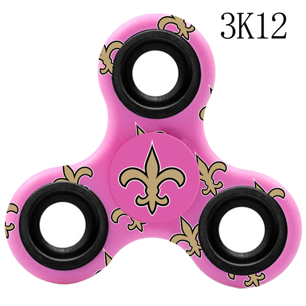 New Orleans Saints Multi-Logo 3 Way Fidget Spinner