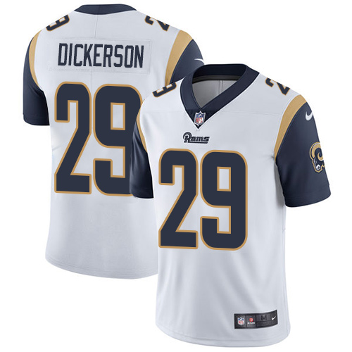 Nike Rams 29 Eric Dickerson White Youth Game Jersey