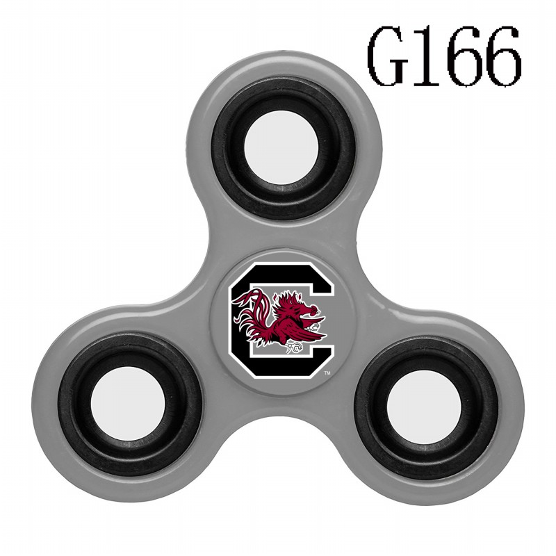 South Carolina Gamecocks Team Logo Gray 3 Way Fidget Spinner