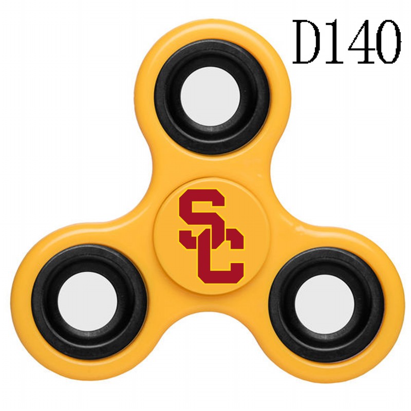 Southern California Trojans Team Logo Yellow 3 Way Fidget Spinner
