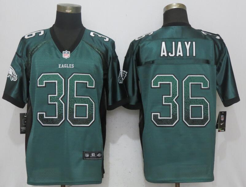 Nike Eagles 36 Jay Ajayi Green Drift Fashion Elite Jersey