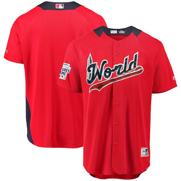 World Scarlet 2018 MLB All-Star Futures Game On-Field Team Jersey