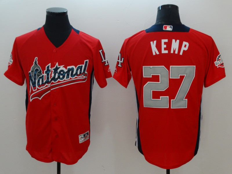National League 27 Matt Kemp Red 2018 MLB all-star Game Home Run Derby Jersey