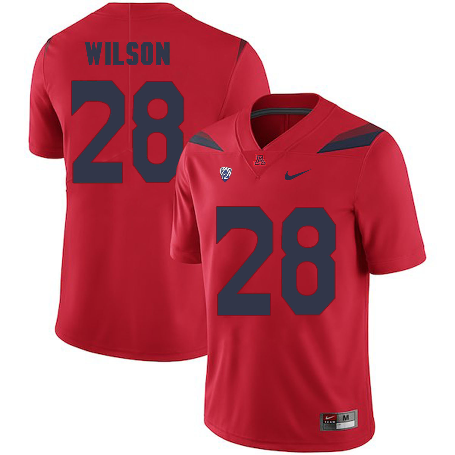 Arizona Wildcats 28 Nick Wilson Red College Football Jersey