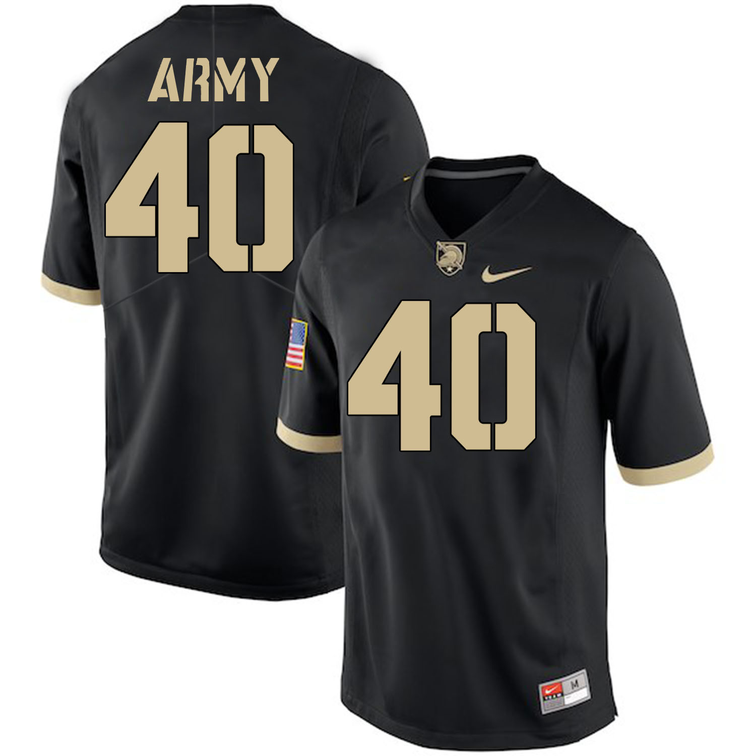 Army Black Knights 40 Andy Davidson Black College Football Jersey