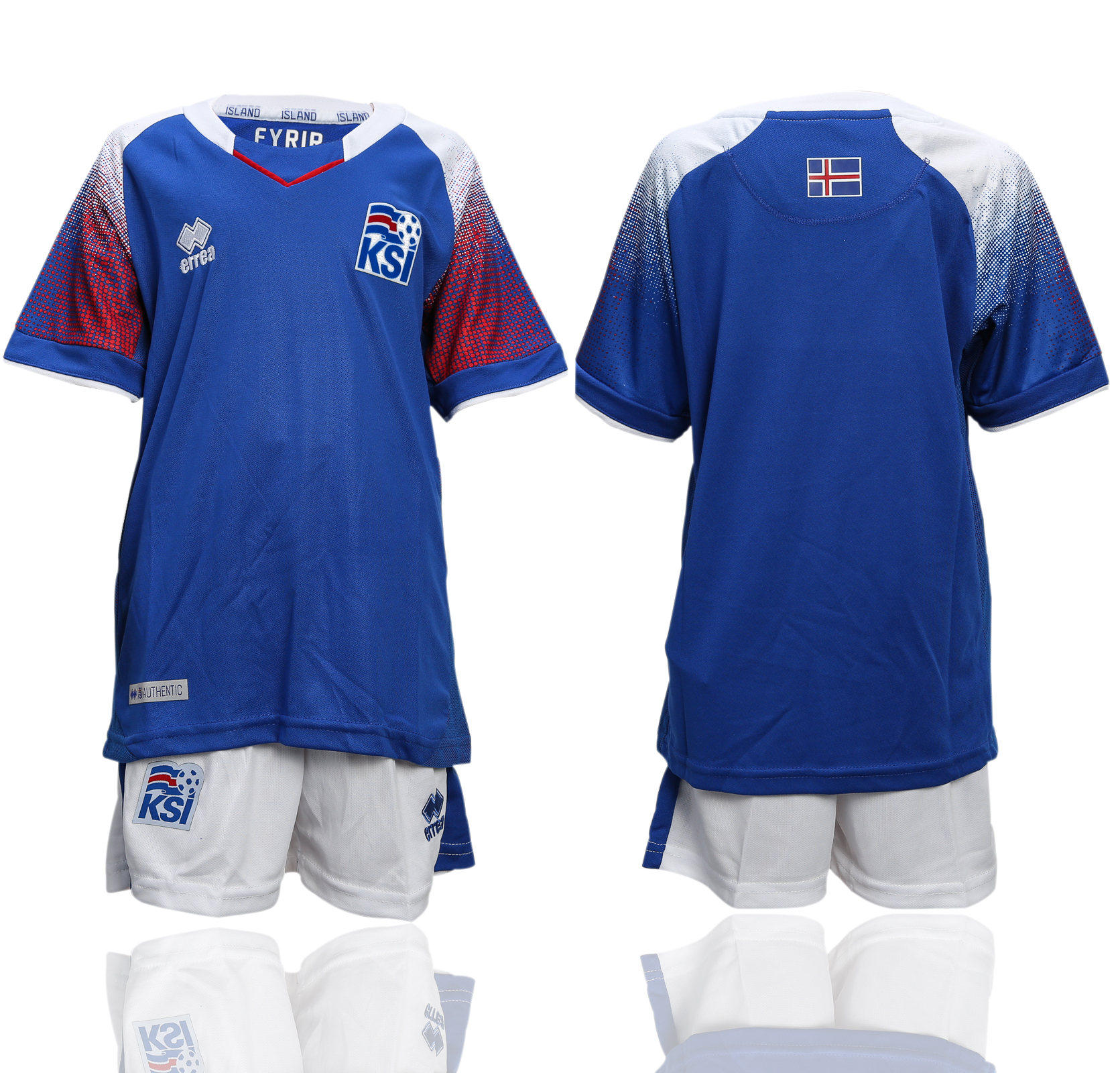 Iceland Home Youth 2018 FIFA World Cup Soccer Jersey