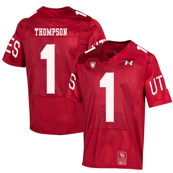Utah Utes 1 Kendal Thompson Red 150th Anniversary College Football Jersey