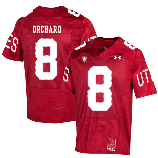 Utah Utes 8 Nate Orchard Red 150th Anniversary College Football Jersey