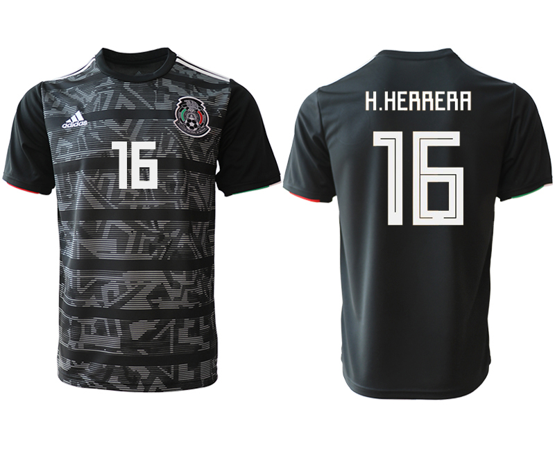 2019-20 Mexico 16 H.HERRERA Away Thailand Soccer Jersey