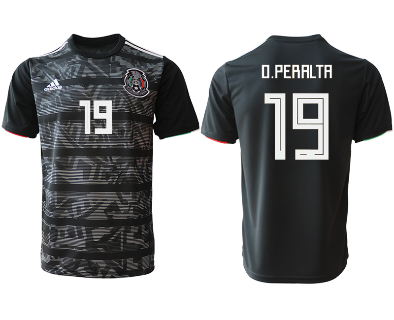 2019-20 Mexico 19 O.PERALTA Away Thailand Soccer Jersey