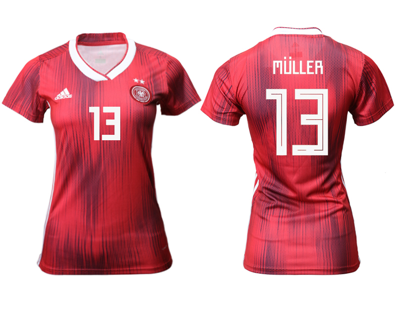 2019-20 Germany 13 MULLER Away Women Soccer Jersey