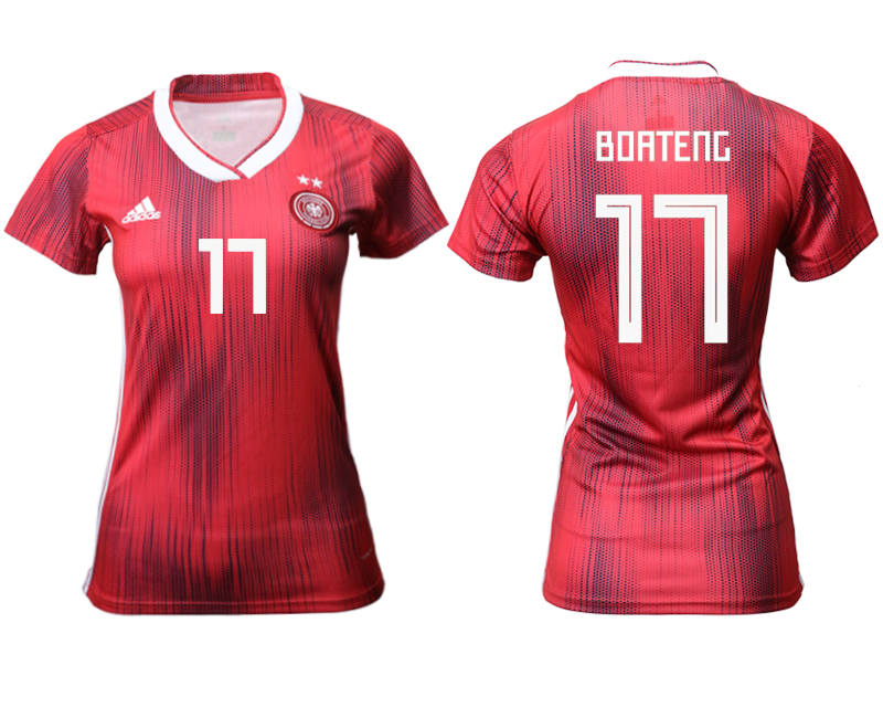 2019-20 Germany 17 BOATENG Away Women Soccer Jersey