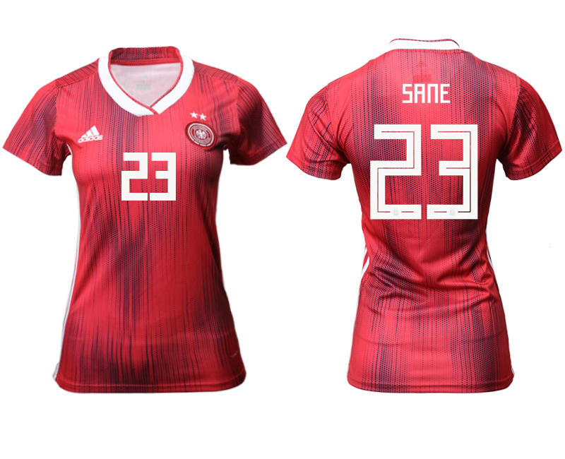 2019-20 Germany 23 SANE Away Women Soccer Jersey
