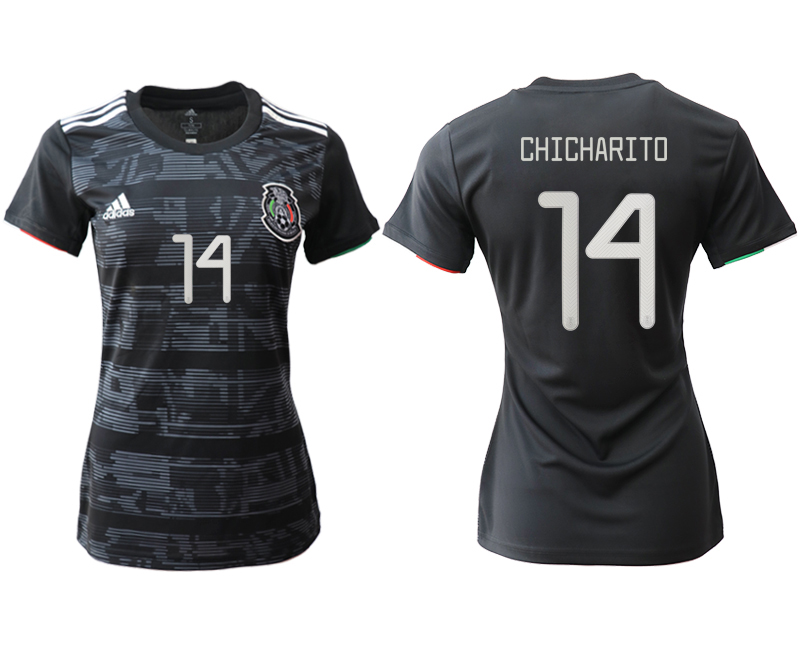 2019-20 Mexico 14 CHICHARITO Home Women Soccer Jersey
