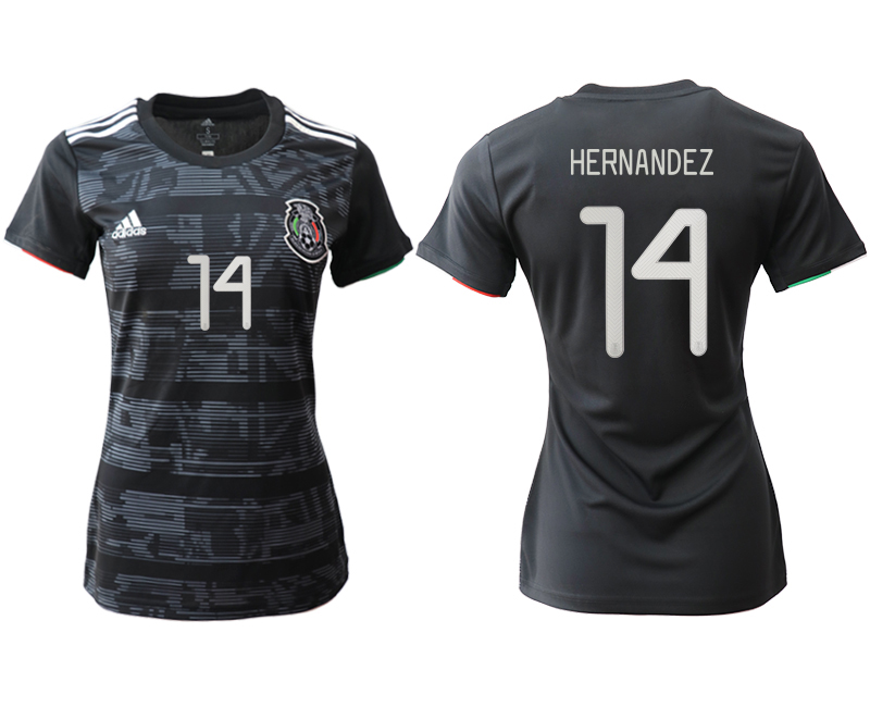 2019-20 Mexico 14 HERNANDEZ Home Women Soccer Jersey