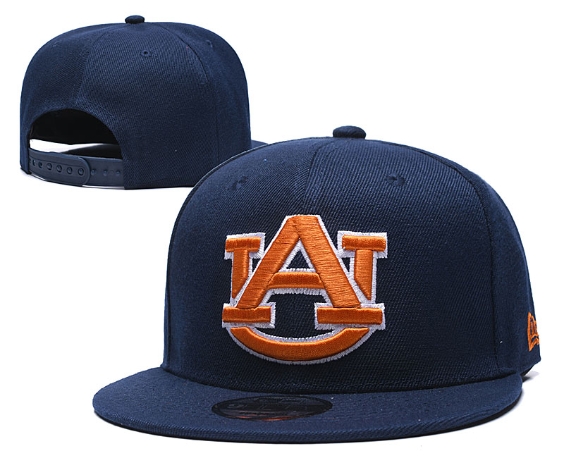 Auburn Tigers Team Orange Logo Navy Yellow Adjustable Hat GS