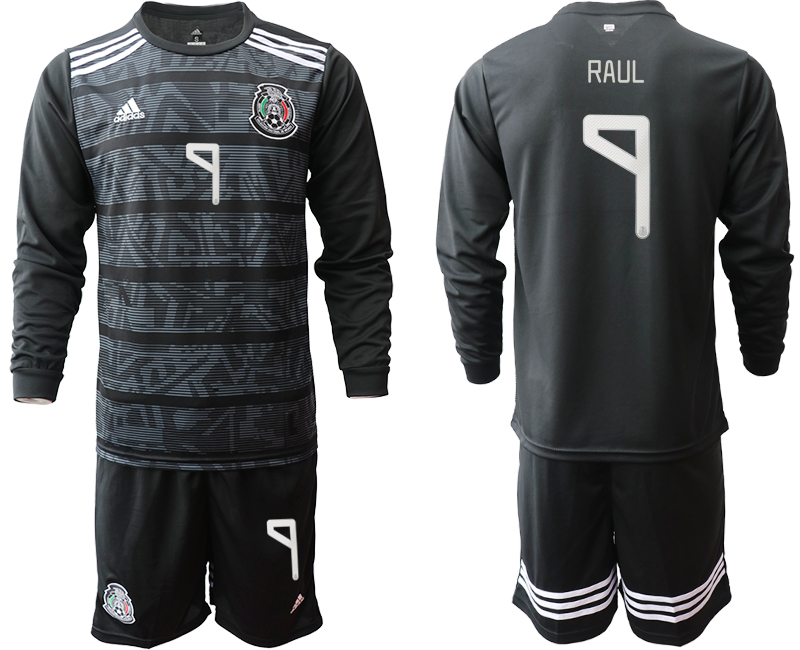 2019-20 Mexico 9 RAUL Home Long Sleeve Soccer Jersey